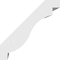 Ekena Millwork 5-in. W x 10-in. D x 10-in. H Copenhagen Architectural Grade PVC Knee Brace BRCP05X10X10CHG - alternate 5